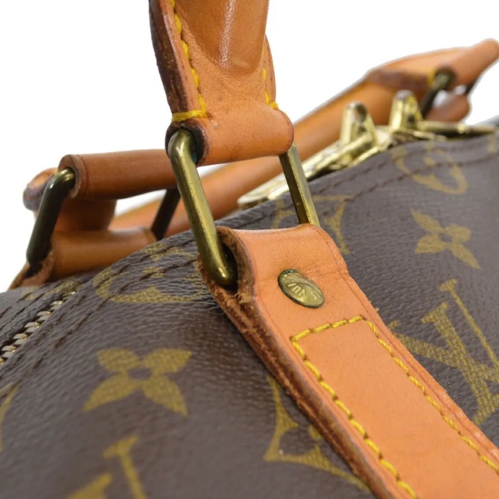 LOUIS VUITTON Keepall LV 50 Boston Weekend Travel Duffel Tote Bag LV50 FH0910 - Picture 8 of 17